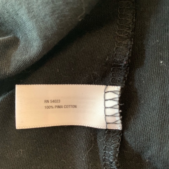 Gap Black 3/4 Sleeve Top w/ Subtle Cowl Neck - Picture 6 of 6